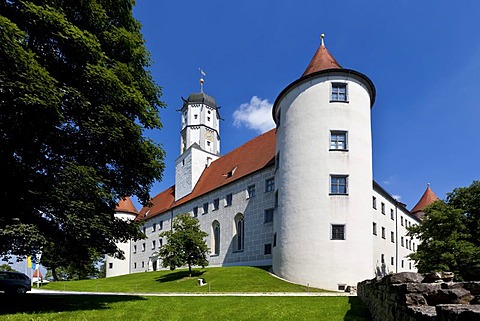 Schloss Hoechstaedt Palace in Hoechstaedt on the Danube, Dillingen, Swabia District, Bavaria, Germany, Europe