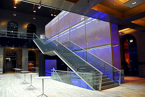 Hotel foyer, Dorint Sofitel Bayerpost, Munich, Upper Bavaria, Germany, Europe