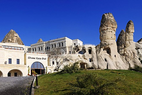 Goereme Kaya Hotel, Goereme, Cappadocia, Turkey, Western Asia