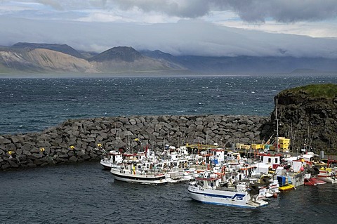 Port of Arnarstapi, SnÊfellsnes Peninsula, Iceland, Europe