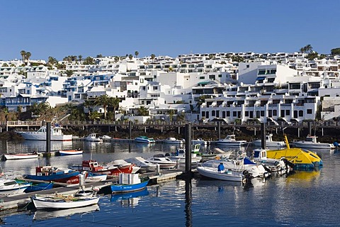 Fishing port, Puerto del Carmen, Lanzarote, Canary Islands, Spain, Europe