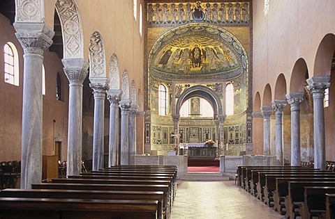 Basilica of Euphrasius, Porec, Istria, Croatia, Europe