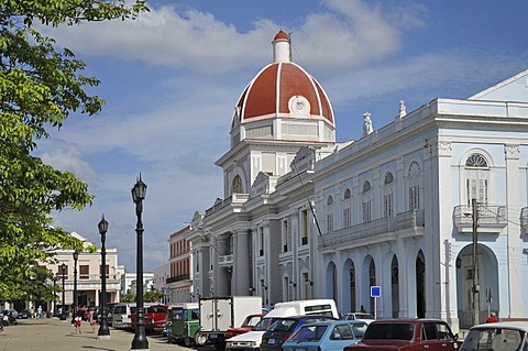 Museo Historico Provincial in Parque Jose Marti, historic district, Cienfuegos, Cuba, Caribbean, Central America