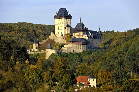 Karlstejn Castle, Bohemia, Czech Republic, Europe