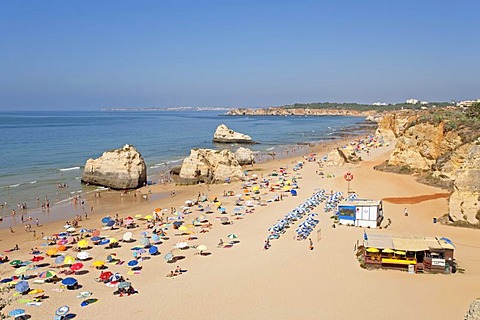 Beach at Praia da Rocha, Algarve, Portugal, Europe