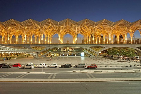 Gare do Oriente, Oriente Railway Station, Lisbon, Portugal, Europe