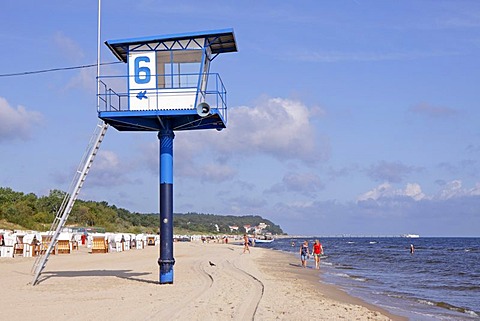 Beach, Heringsdorf, Usedom island, Baltic Sea, Mecklenburg-Western Pomerania, Germany, Europe