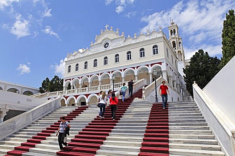 Church of Our Lady or Panagia Evangelistria, Tinos Town, Tinos island, Cyclades, Aegean Sea, Greece, Europe