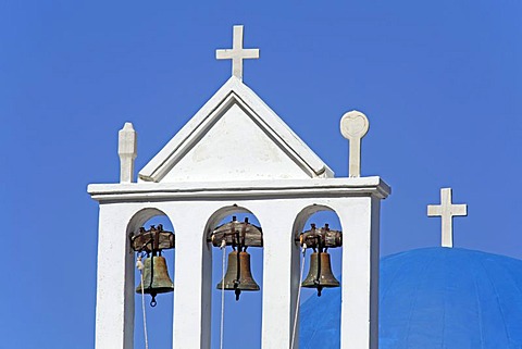 Church near the mountain village Koronos, Naxos island, Cyclades, Aegean Sea, Greece, Europe