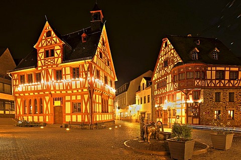 Old Town Hall, Rhens, Rhineland-Palatinate, Germany, Europe