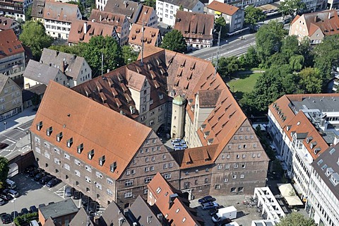 Neuer Bau, main site of the Police Department, Ulm, Baden-Wuerttemberg, Germany, Europe