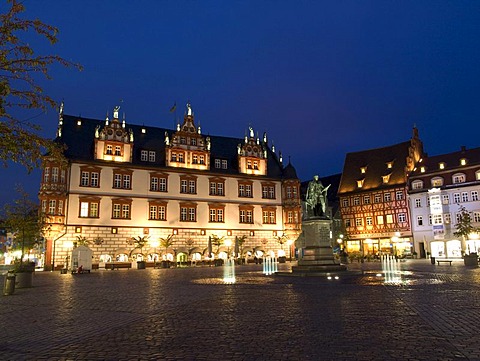 Prince Albert memorial and town house, Coburg, Franconia, Bavaria, Germany, Europe