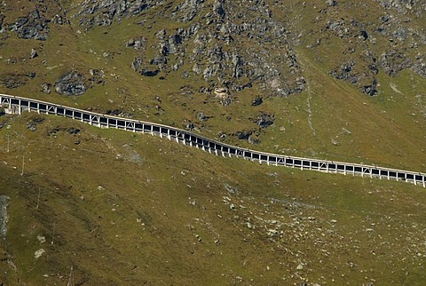 Mt Grossglockner Hochalpenstrasse, high Alpine road, Hohe Tauern National Park, Salzburg, Austria, Europe