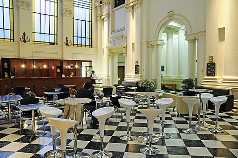 Cafe, National Library, Santiago de Chile, Chile, South America