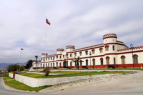 Military barracks, military, regiment, park, Santa Lucia, La Serena, Norte Chico, northern Chile, Chile, South America