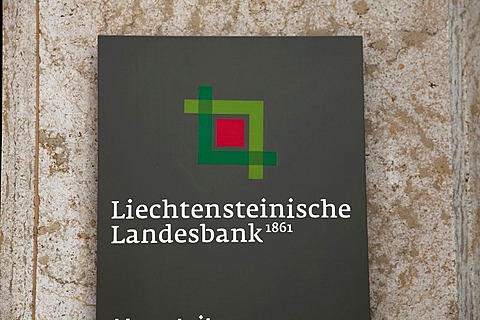 Headquarters of the Liechtensteinische Landesbank AG, LLB, in Vaduz, Principality of Liechtenstein, Europe