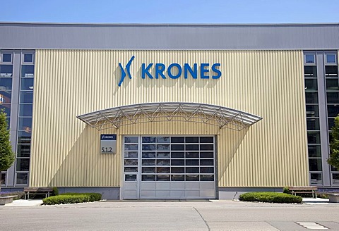 Krones AG company, producing bottling plants, plant in Neutraubling, Bavaria, Germany, Europe