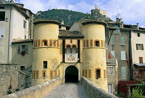 Village of Entrevaux, Alpes de Haute Provence, France, Europe