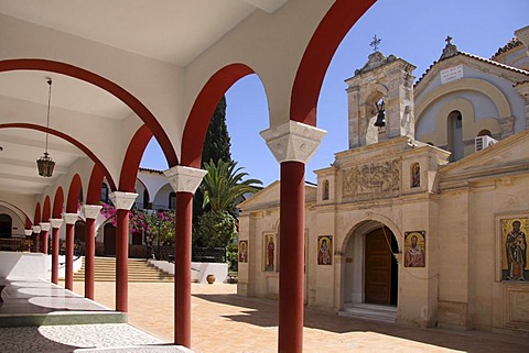 Moni Kalivianis Abbey, orphanage, old people's home and girls' boarding school, Crete, Greece, Europe