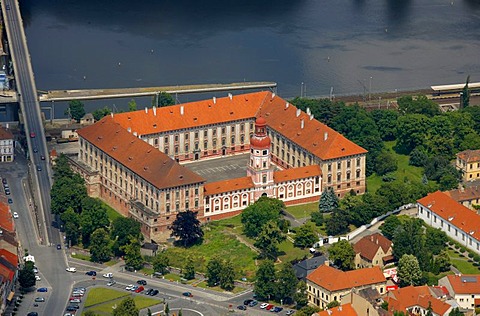 Aerial photo, Zavodni, usti nad Labem, Czech Republic, Europe