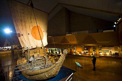 Ra II, the famous raft by Thor Heyerdahl, Kon-Tiki Museum, Oslo, Norway, Europe