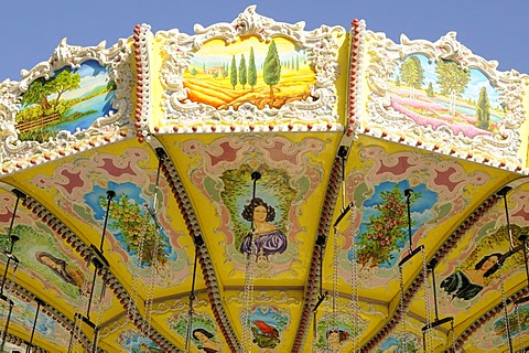 Chairoplane, Hamburger Dom funfair, Hamburg, Germany, Europe