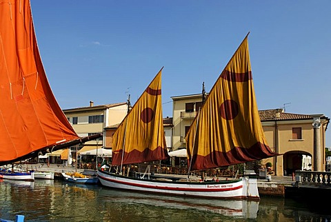 Maritime museum Museo della Marineria in the harbour, Cesenatico, on the Adriatic Sea, Adriatic coast, Emilia Romagna, Itay, Europe