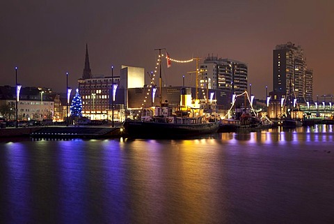 German Emigration Center, Columbuscenter, Neuer Hafen Harbor, Bremerhaven, Bremen, Germany, Europe