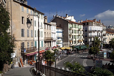 View from the old town hill, Cannes, Cote d'Azur, France, Europe