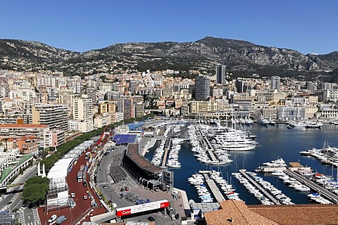 Monte Carlo harbor, Principality of Monaco, Cote d'Azur, Europe