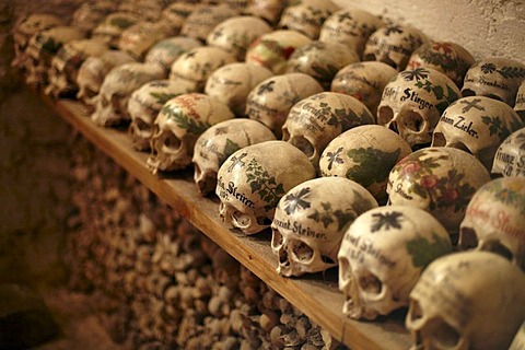 Ossuary, Hallstatt, Salzkammergut, Upper Austria, Europe