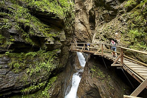 Raggaschlucht gorge, Flattach, Moelltal valley, Carinthia, Austria, Europe