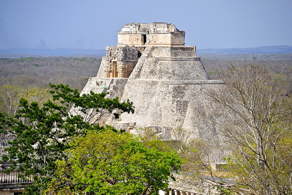 Mayan Pyramid of the Magician, temple, calendar, 2012, Uxmal, Yucatan, Mexico, North America