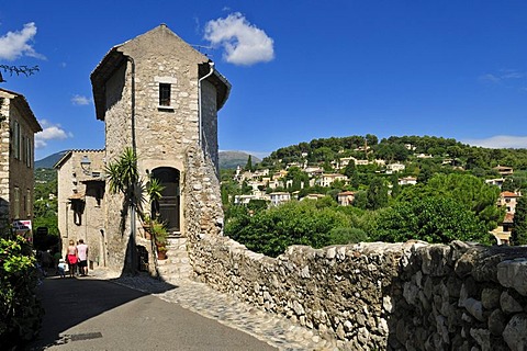 Historic old town of St. Paul de Vence, Department Alpes-Maritimes, Region Provence-Alpes-Cote d'Azur, France, Europe