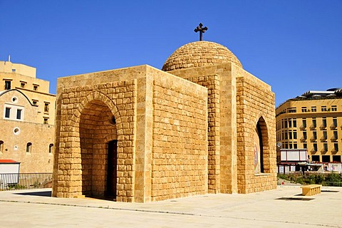 Mausoleum of Notre-Dame al Nouriye, Place d'Etoile, Beirut, Lebanon, Middle East, Orient