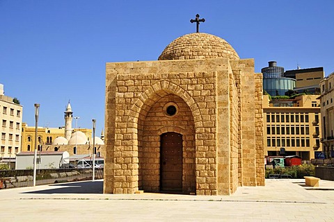 Mausoleum of Notre-Dame al Nouriye, Place d'Etoile, Beirut, Lebanon, Middle East, Orient