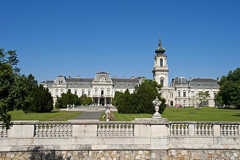 Baroque castle, Festetics kasteely, Keszthely, Hungary, Europe