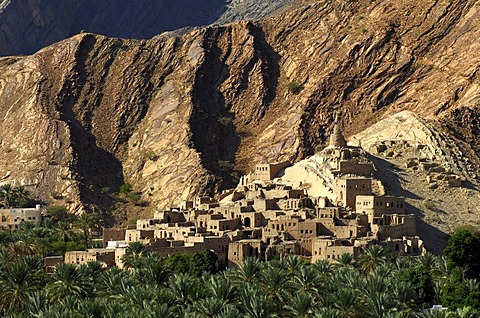 Mountain village Birkat al Mawz, Sultanate of Oman, Middle East