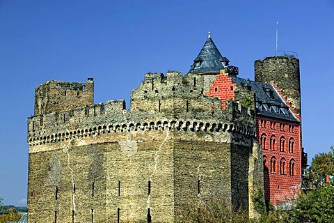 Schoenburg Castle, Oberwesel, Middle Rhine Valley, UNESCO World Heritage Site, Rhineland-Palatinate, Germany, Europe