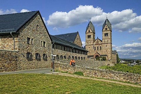 Benedictine Abbey of St. Hildegard, near Ruedesheim, founded by Hildegard von Bingen, Rhineland-Palatinate, Germany, Europe