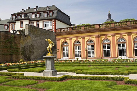 Orangerie parterre, Schloss Weilburg castle, Weilburg an der Lahn, Hesse, Germany, Europe