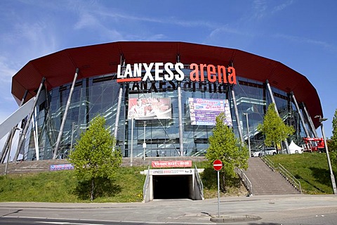 The Lanxess Arena in the Deutz district, Cologne, North Rhine-Westphalia, Germany, Europe