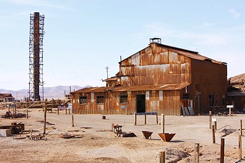 Humberstone Saltpeter Works, UNESCO World Heritage Site, Atacama Desert, northern Chile, Chile, South America