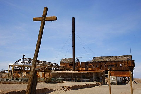 Santa Laura Saltpeter Works, UNESCO World Heritage Site, Atacama Desert, northern Chile, Chile, South America