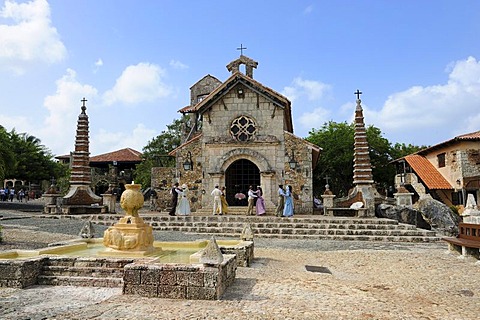 Artist village of Altos de Chavon, Dominican Republic, Caribbean