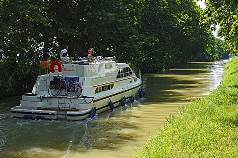 Canal de la Robine, Narbonne, Aude, Languedoc-Roussillon, France