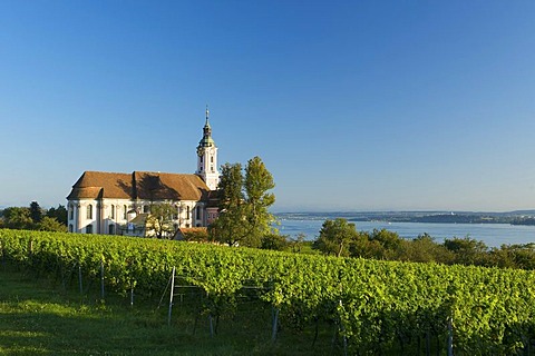 Wallfahrtskirche Birnau Marian pilgrimage church, Birnau, Lake Constance, Baden-Wuerttemberg, Germany, Europe