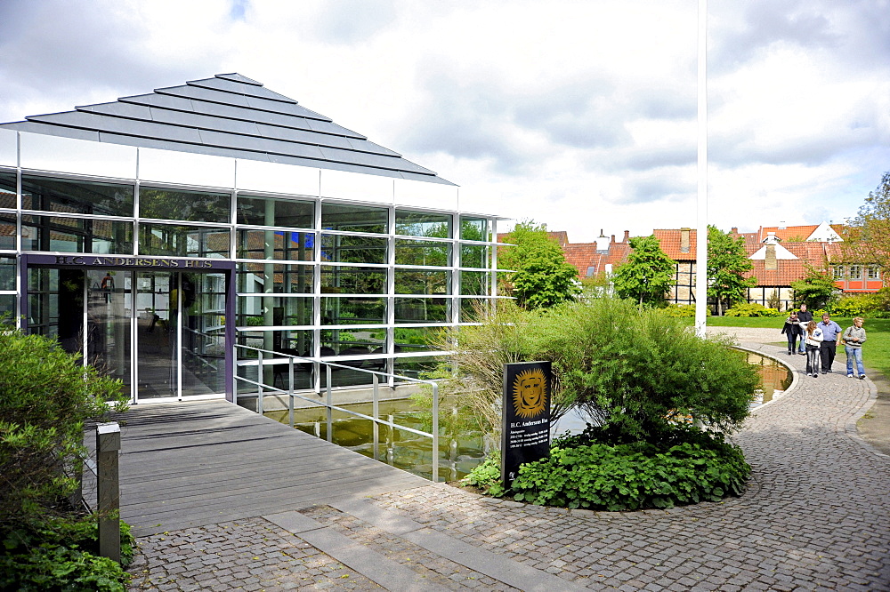 Hans Christian Andersen Museum, historic district, Odense, Funen island, Region Syddanmark, Region of Southern Denmark, Denmark, Europe