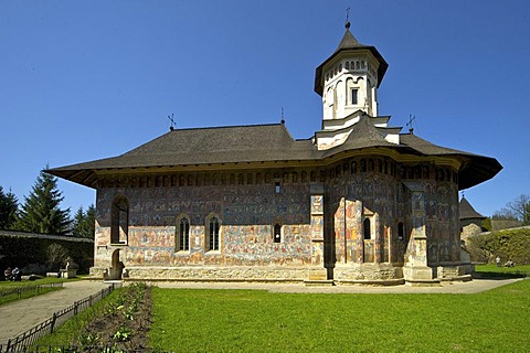 Moldova monastery, Moldovi&a Monastery, UNESCO World Heritage Site, Eastern Carpathians, Romania, Europe