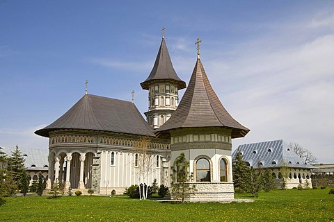 Monastery, church, at Manolea, Romania, Europe